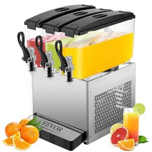 E+D10 Gewerblicher Getränkespender Saftdispenser 3 Geschmacksrichtungen 3 x 12 l für Ihr Gewerbe Erfrischung mit eigener Kühlung bis 0°C