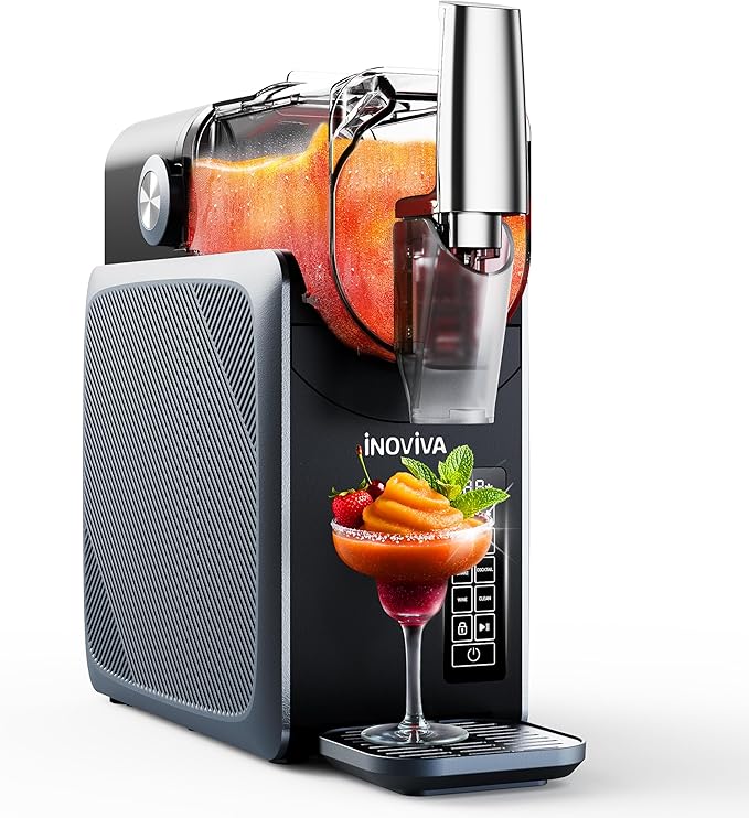 !E+D05 Slush-Maschine 2 L Slusheis-Maschine für Zuhause mit Selbstreinigung 5 voreingestellte Programme Frozen Slushie Margaritas Frappés Milchshake