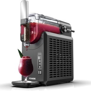 E+D05.1 Slush Maschine 2L Slush Cocktail für Zuhause keine Eiswürfel Selbstreinigend 5-in-1 mit 5 Einstellungen Frappé Milchshake Wein Quickfreeze-Technologie