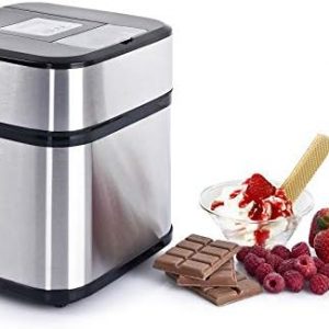 E+D12.03 Speiseeismaschine Eismaschine Edelstahl Eiscreme Maschine einfache Bedienung mit Vorkühlung
