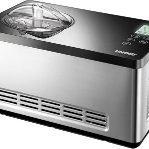 E+D12.02 Private Eismaschine 2 L Softeis Streicheis Eisbällchen mit digitalem Timer 180 Watt