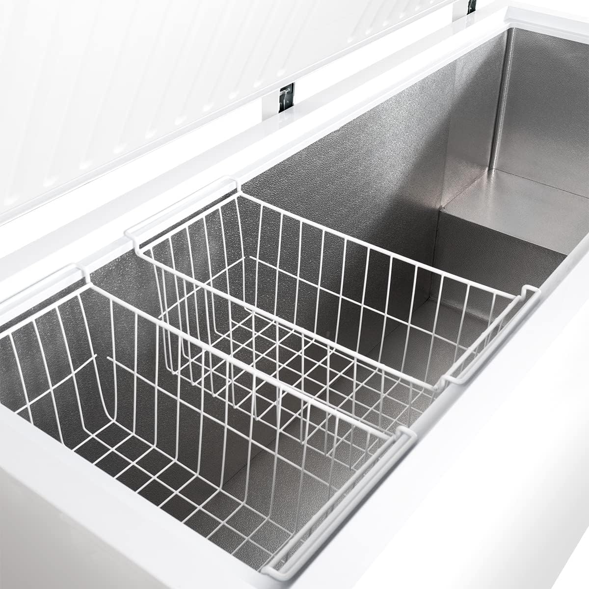 E+T17.03.02 Gefriergerät Gefrierschrank Gefriertruhe Tiefkühltruhe Kühltruhe groß 550L abschließbar mit Klappdeckel -18°C bis -22°C Energieklasse F – Bild 2