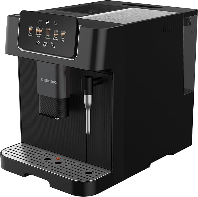 C+G20.92 Kaffeevollautomat Kaffeemaschine Espresso mit Milchaufschäumdüse Edelstahlmahlwerk 13 Mahlstufen 250 g Bohnenbehälter 2 Liter abnehmbarer Wassertank 19 Bar Pumpendruck – Bild 7