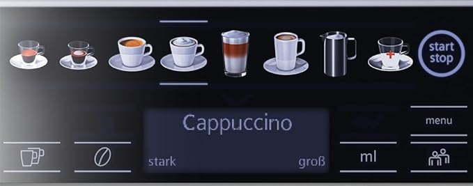C+G20.93 Kaffeevollautomat 1.500 Watt Keramikmahlwerk Touch Sensor Direktwahltasten 6 Tassenwärmer silbern – Bild 3