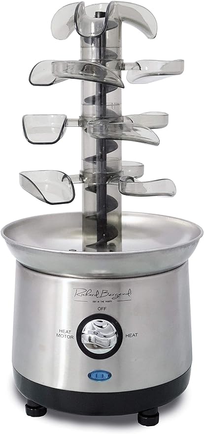 !G+S10 Schokoladenbrunnen Cascade 440 mm hoch 1,5 kg Schokolade Schokofondue 900 g – Bild 4