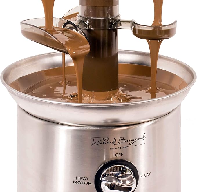 !G+S10 Schokoladenbrunnen Cascade 440 mm hoch 1,5 kg Schokolade Schokofondue 900 g – Bild 5
