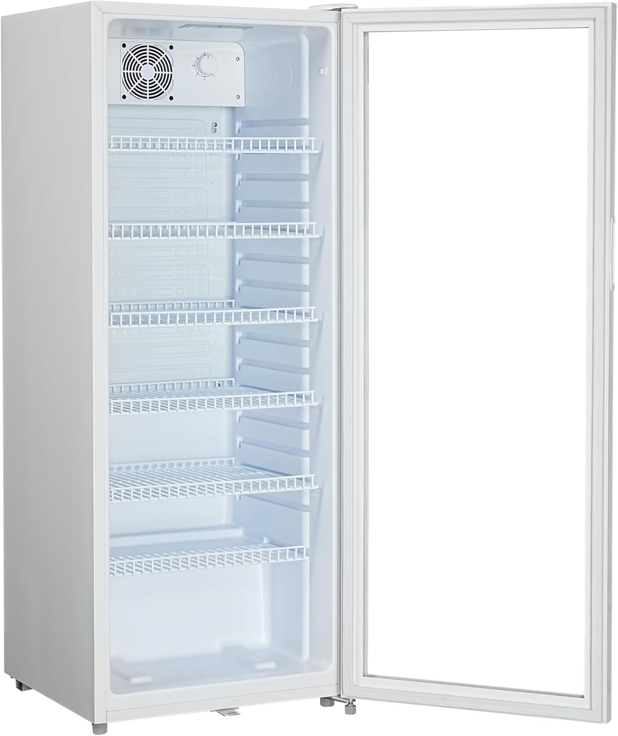 !E+T17.16 Getränkekühlschrank 237 L Bierkühlschrank Kühlschrank Profesional 110 W 6 verstellbaren Einlegeböden weiß Innenmaße 36,3 x 45,3 x 128,1 cm Energieklasse C – Bild 7